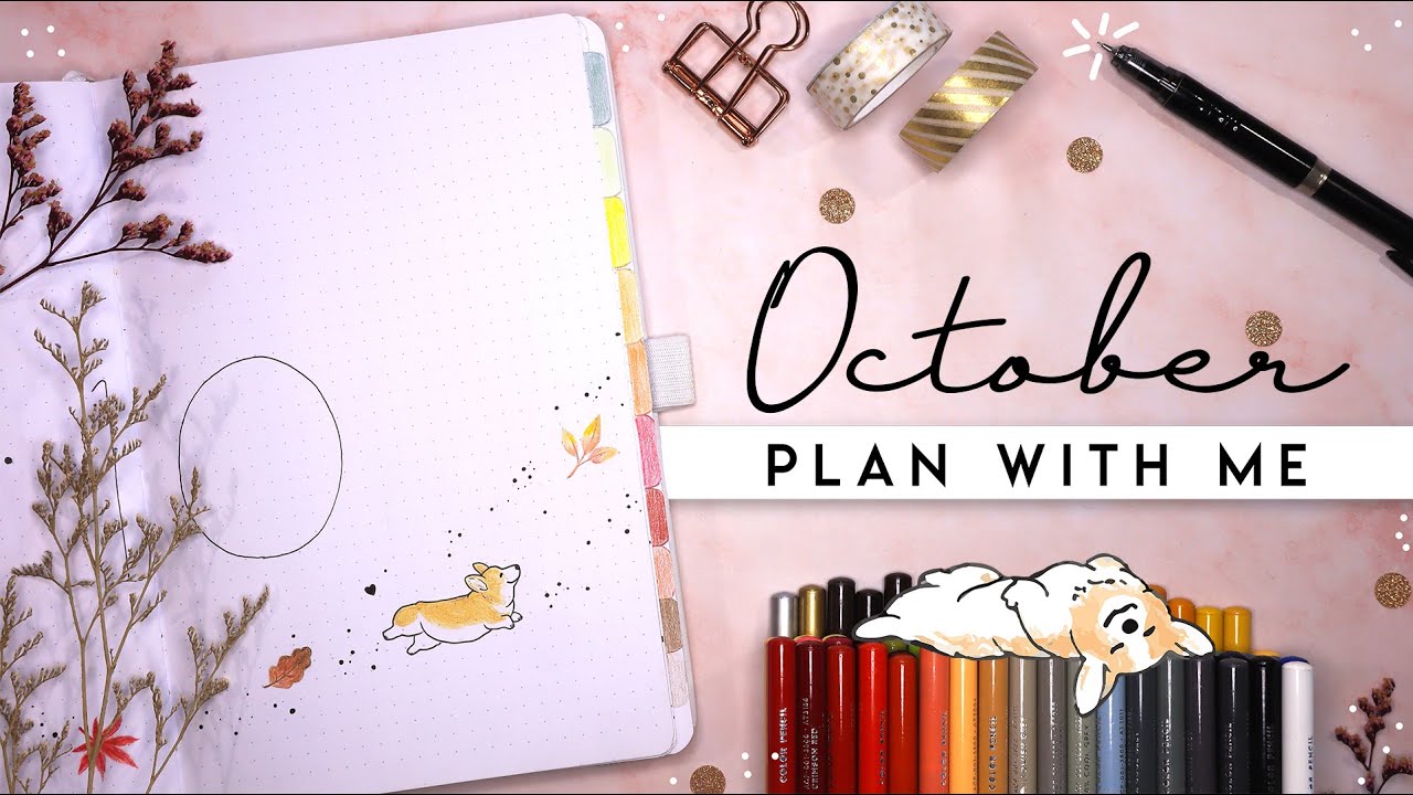 PLAN WITH ME ~ October 2022 Bullet Journal Spread