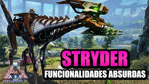 TEK STRYDER - ATTACHMENTS, ABILITIES AND TAMING - ARK GENESIS 2