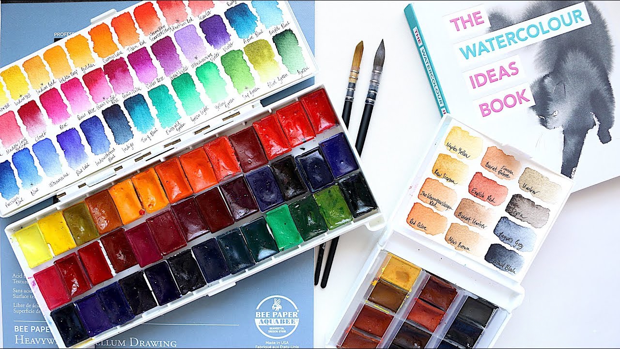 Affordable Favourite Watercolour Art Supplies Watercolours, Brushes