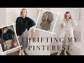 THRIFTING MY PINTEREST 2021 (come thrift with me & TRY ON)