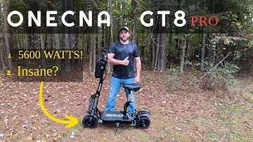 This Dual Motor Scooter Is a Monster! ONECNA GT8 Pro