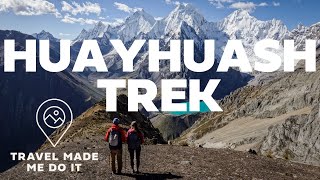 Huayhuash Trek: Hiking Peru's Classic Cordillera Huayhuash 8 Day Circuit [4K]