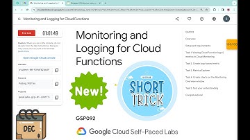 [NEW] Monitoring and Logging for Cloud Functions || #qwiklabs || #GSP092 ||  [With Explanation🗣️]