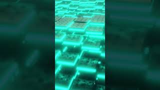 Sci Fi Simulation Animation made using Geometry nodes in Blender #blender #geometrynodes #animation