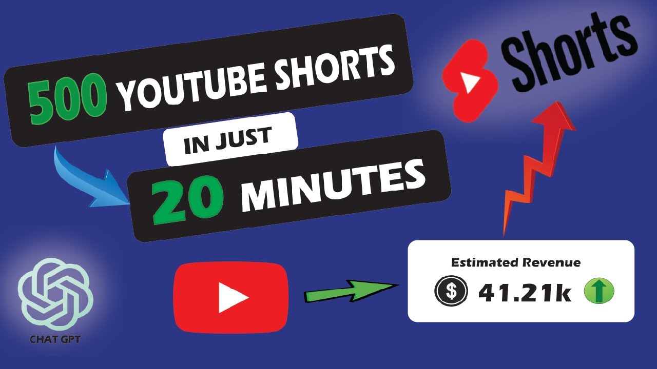 How I Made 500 YouTube Shorts in Just 20 MINUTES for a Faceless YouTube ...
