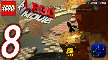 The Lego Movie VideoGame PC Walkthrough - Part 8 - Escape From Cloud Cuckoo Land