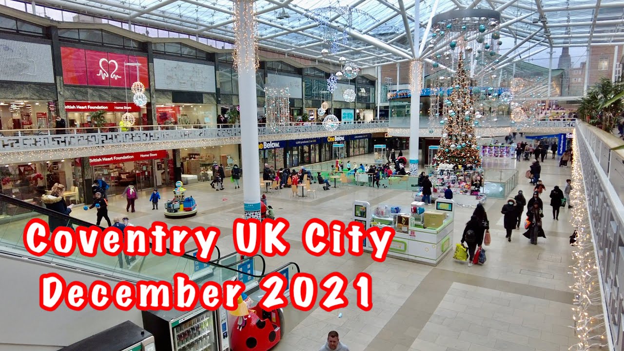 Walking in Coventry City Centre UK | December 2021 | Dji Pocket 2