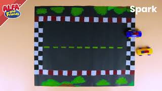 Spark STEM Kit #16 -Magnetic Car Race