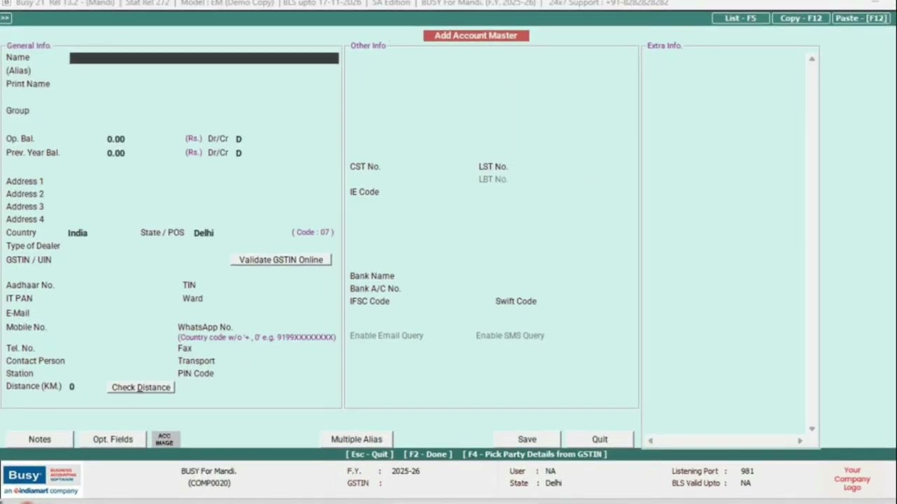 Busy Accounting Software for Mandi (Anaj mandi, fruits,vegeteble)