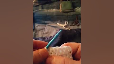 Tunisian Simple Stitch Left Handed