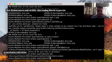 New Python source code of SMA Also trading Bitcoin crypto bot