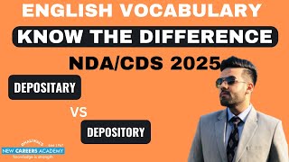 Explained : Depositary vs Depository | Know The Difference |New Careers Academy