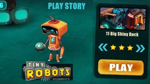 Tiny Robots Recharged | Play Story | Big Shiny Rock | Level 11