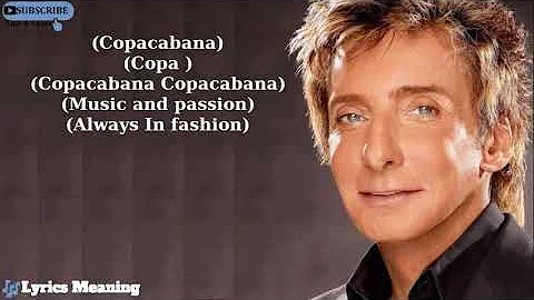 Barry Manilow - Copacabana (At The Copa) | Lyrics Meaning