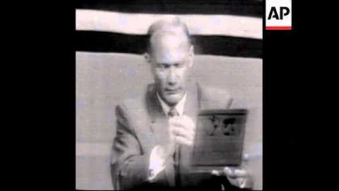 SYND 05-7-69 APOLLO 11 ASTRONAUTS PRESS CONFERENCE