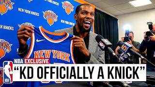 Kevin Durant OFFICIALLY Traded To The Knicks After Game 5 Win