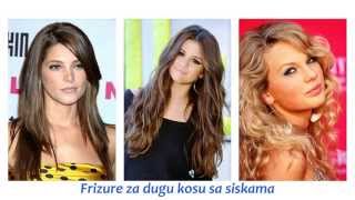 Frizure za dugu kosu sa šiškama Frizure za dugu kosu sa šiškama