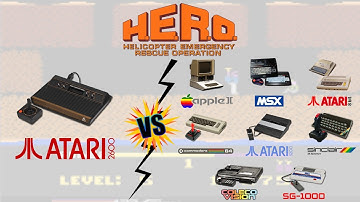 Retro Gaming : H.E.R.O. - Game Comparrison