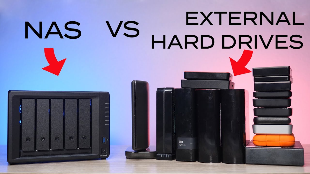 External Drives vs NAS-What's The Best Option To Store Your Photos - YouTube