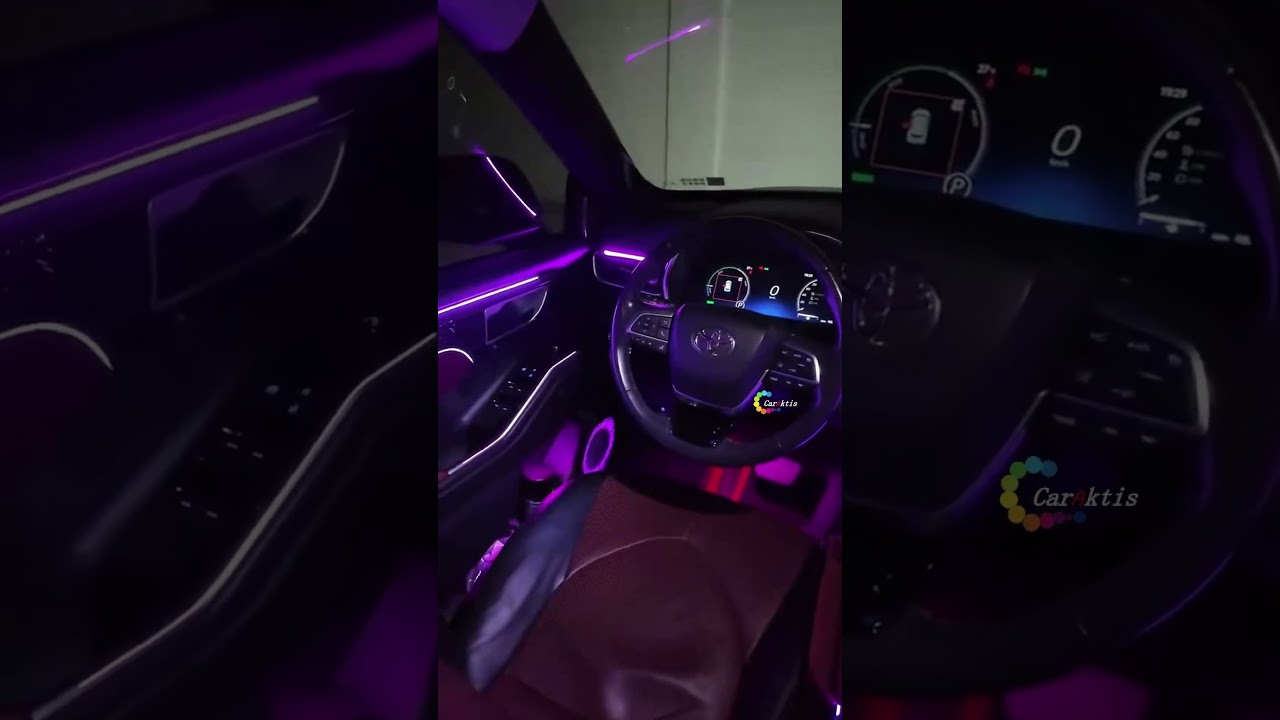 【CarAktis】LED Starry Ambient Light For Toyota Highlander 2022-2025 | Installation Showcase
