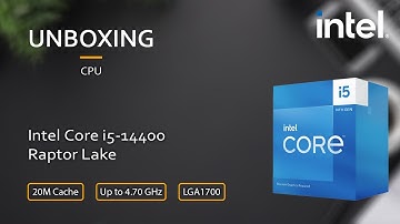 Intel Core i5-14400 Unboxing