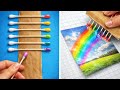 Cheap vs Expensive ART School Hacks 🎨 $1 vs $100 Challenge by 123GO!