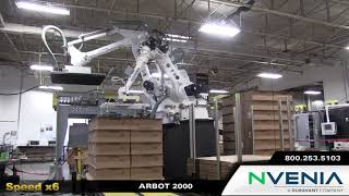 nVenia ARPAC Brand Robotic Palletizer for Perishable Frozen Food