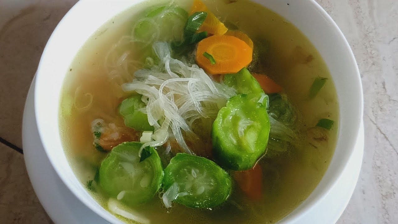 Resep dan cara memasak sop oyong bihun - YouTube