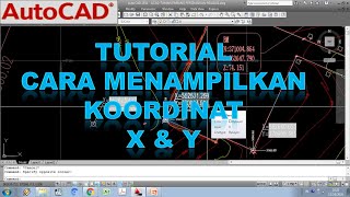Cara Menampilkan Koordinat Tutorial Autocad