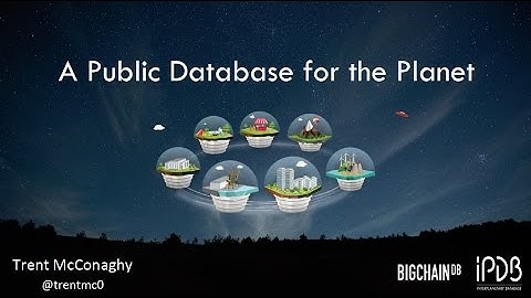 BigchainDB - Trent McConaghy | BlockChainers Meetup