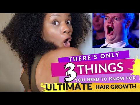 ⁣There's only "3 THINGS" You NEED TO KNOW to Grow your Natural Hair!