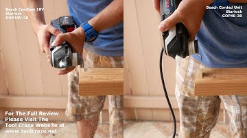 Bosch 18V GOP18V-28 VS GOP40-30 Cordless VS Corded