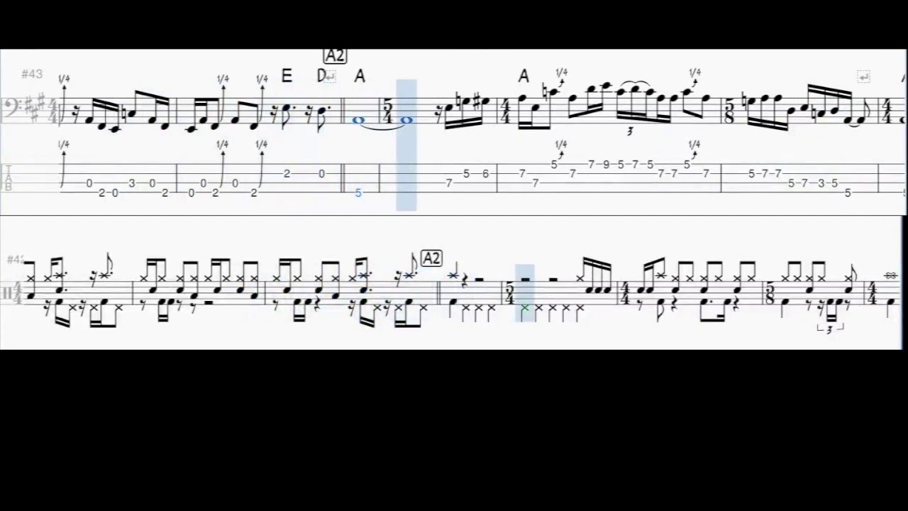 Led Zeppelin Black Dog Drum Sheet Music