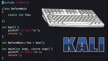 Hide code with GCC static initialisers