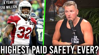 Pat McAfee Reacts To Budda Baker's HUGE New Contract