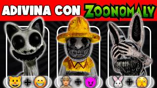 ZOONOMALY: Adivina El Personaje con EMOJIS 💚Smile Cat😺 Monkey🙉 Stick Spider 🕷️  Zookeper 💂 Fox 🦊