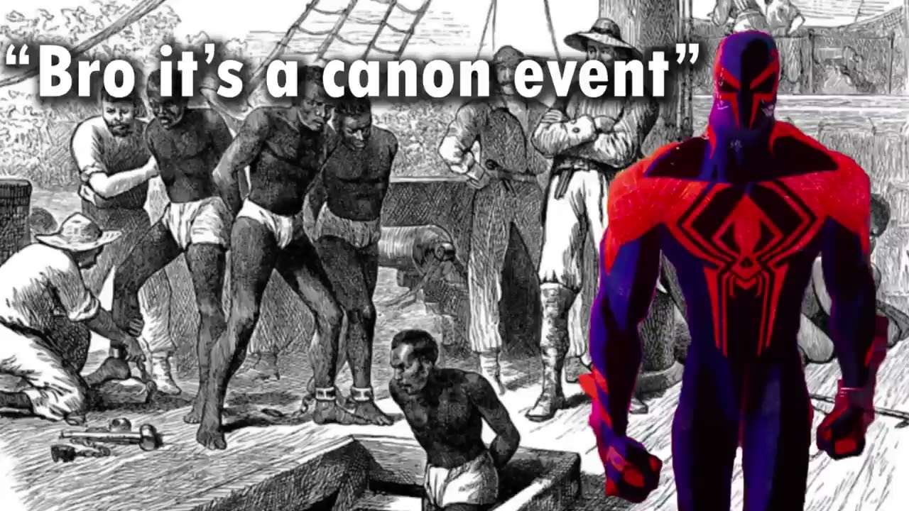 Going back in time to stop slavery but Spider-Man 2099 is there