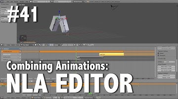 Blender 2.6 Tutorial 41 - NLA Editor