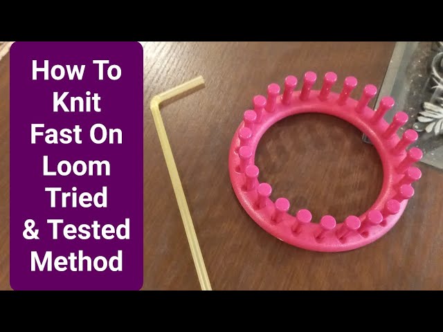 Loom Knitting For Beginners - Fast Technique For Knits!  Loom knitting for  beginners, Loom knitting, Knitting for beginners