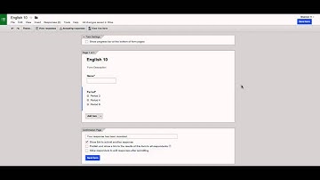 Collecting Assignments with Google Forms