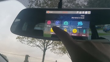 Dash Cam built inside Rear View Mirror Review 2023 l Cool Gadget Reviews