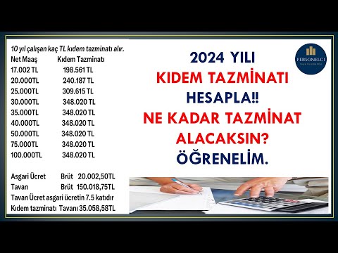 2024 Yılı Kıdem Tazminatını Hesapla!! Kıdem Tazminatı Nasıl Hesaplanır? Koşulları Nelerdir?