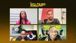 Q&A w/ #SiddiqSaunderson and #ZoleeGriggs who play #ShurrieDiggs & #Ghostface on #WuTang for #hulu