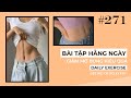 Bài 271 | GIẢM MỠ BỤNG NHANH CHÓNG | GIẢM MỠ BỤNG HIỆU QUẢ | Lose belly fat with 6-min exercise