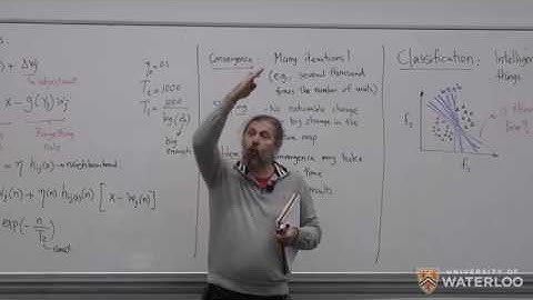 Machine Intelligence - Lecture 8 (SOM learning, Support Vector Machines)