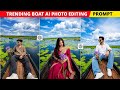 Trending Ai Lake BOAT Photo Editing Prompt | ChatGPT Aesthetic Boat Ai Photo Editing - Ghaus Editz