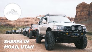 Sherpa Wheeling in Moab, Utah. Poison Spider, Chicken Corners, Pritchett Canyon