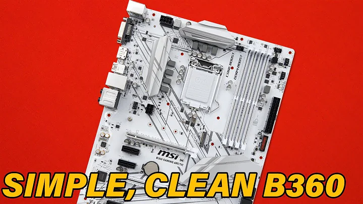 Experience the Clarity of MSI Arctic b360, the Cleanest Motherboard Ever