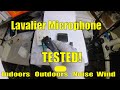 Top iPhone Microphone? Unboxing/Testing Lavalier Mic - Indoors Outdoors with Noise &amp; Wind