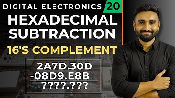 Hexadecimal Subtraction using 16